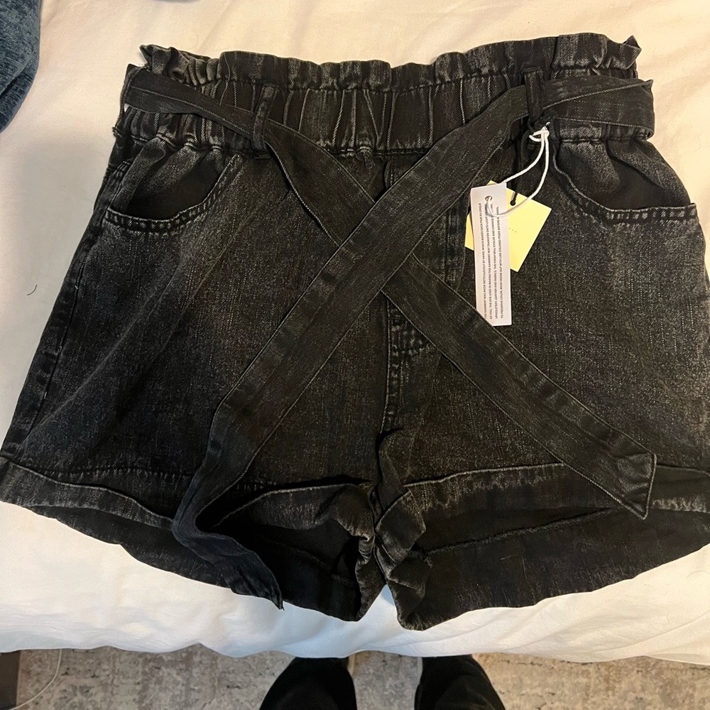 Paperbag shorts from Francesca’s